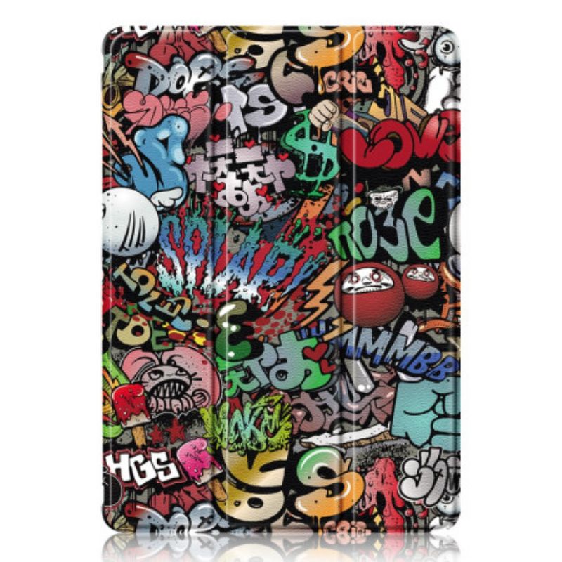 Samsung Galaxy Tab S10 Plus Transparante Achterkant Graffiti