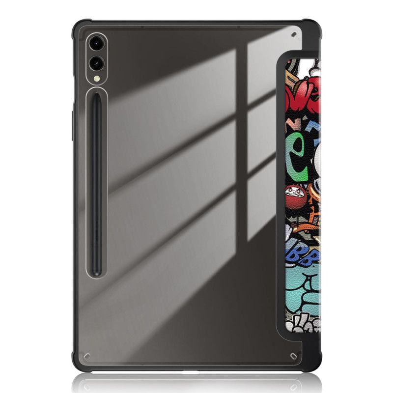 Samsung Galaxy Tab S10 Plus Transparante Achterkant Graffiti