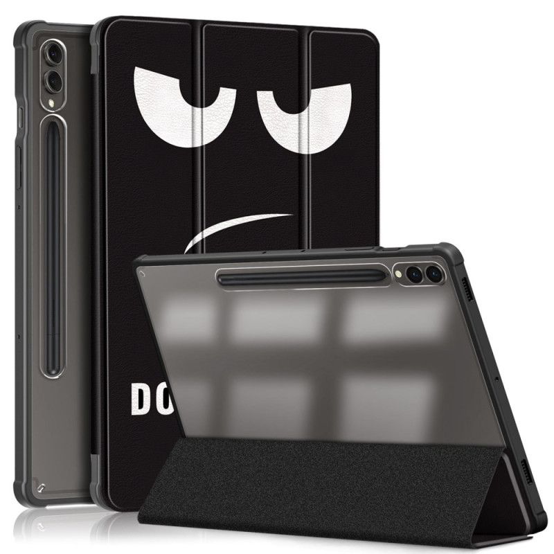 Samsung Galaxy Tab S10 Plus Transparante Achterkant Raak Me Niet Aan