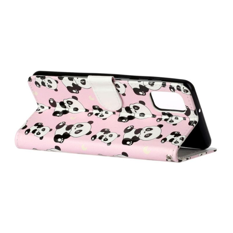 Bescherming Hoesje Samsung Galaxy A31 Telefoonhoesje Alleen Panda'S