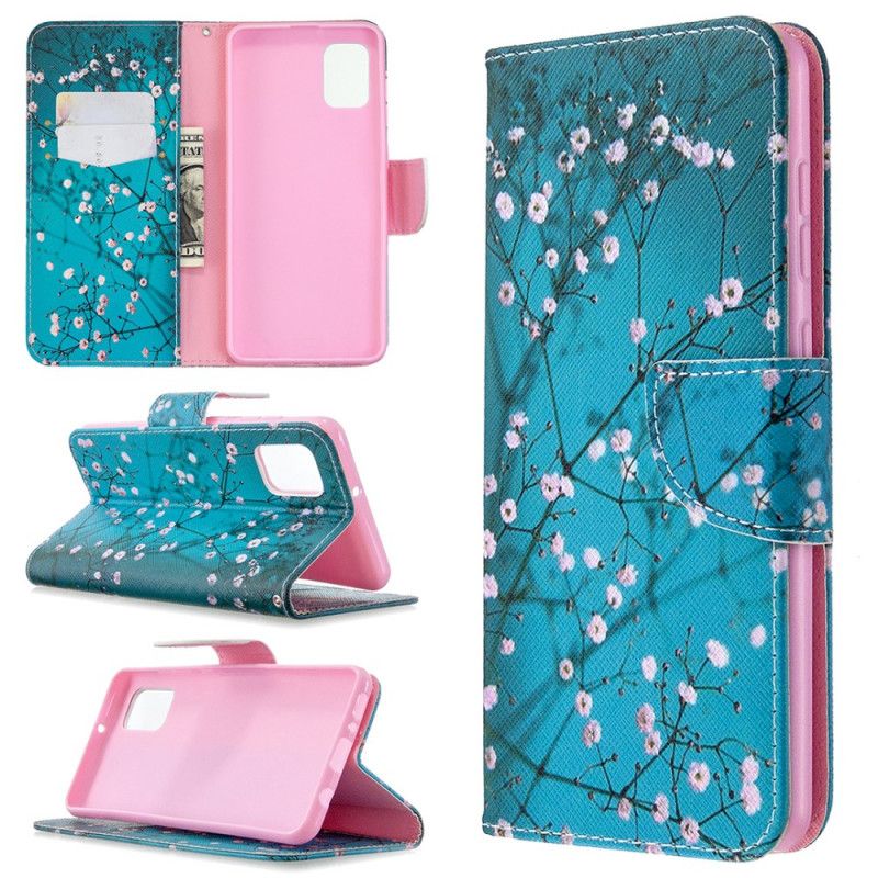 Bescherming Hoesje Samsung Galaxy A31 Telefoonhoesje Bloeiende Boom