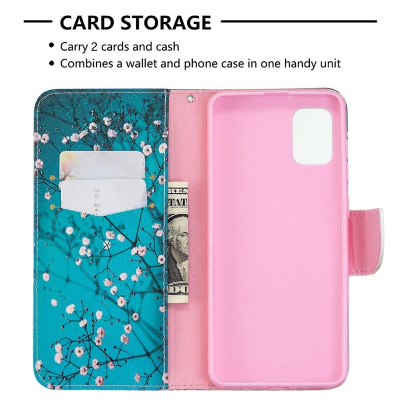 Bescherming Hoesje Samsung Galaxy A31 Telefoonhoesje Bloeiende Boom
