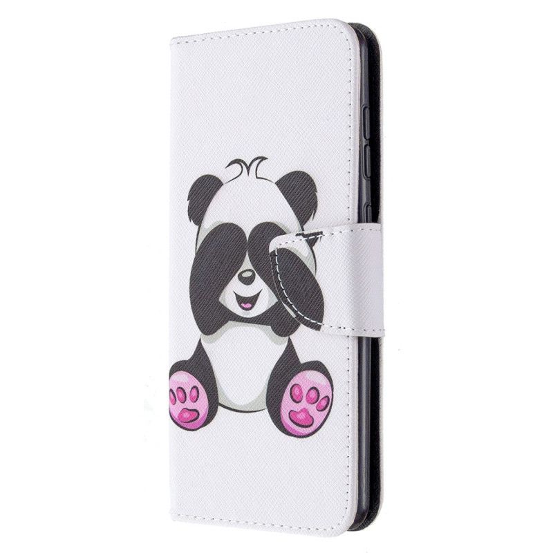 Bescherming Hoesje Samsung Galaxy A31 Telefoonhoesje Leuke Panda