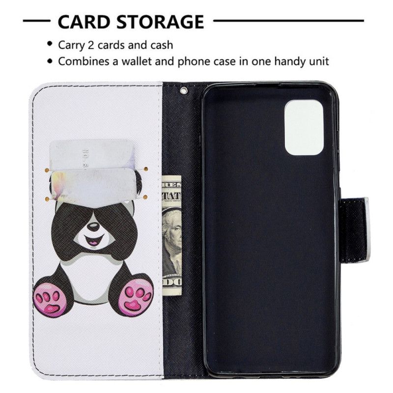 Bescherming Hoesje Samsung Galaxy A31 Telefoonhoesje Leuke Panda