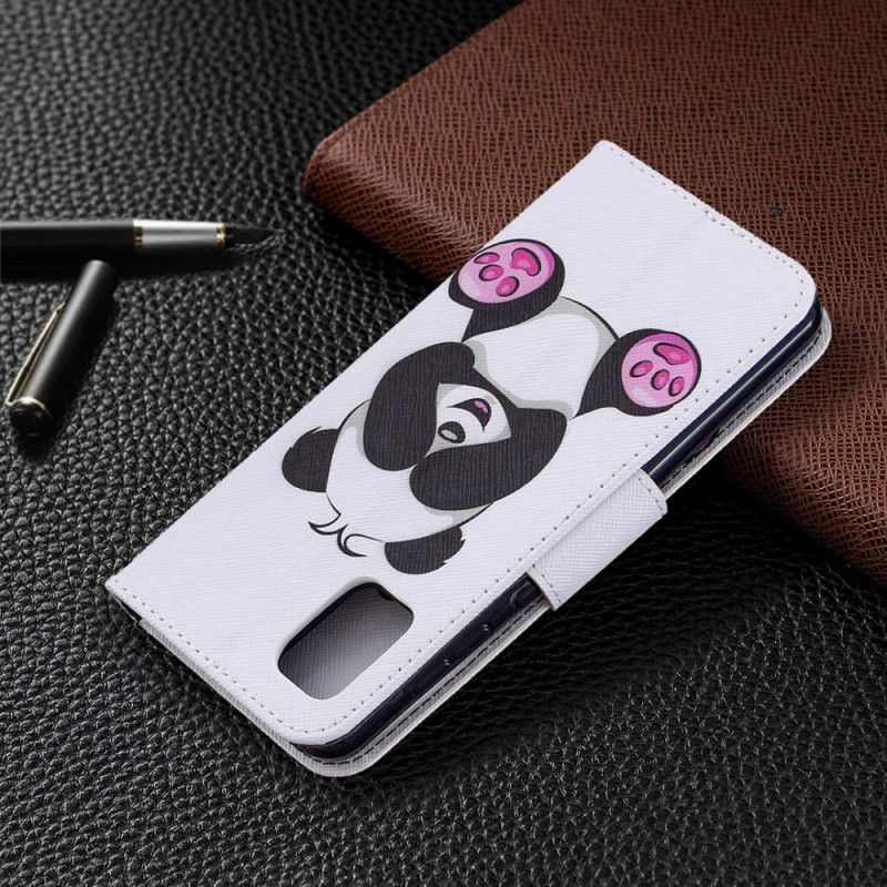 Bescherming Hoesje Samsung Galaxy A31 Telefoonhoesje Leuke Panda