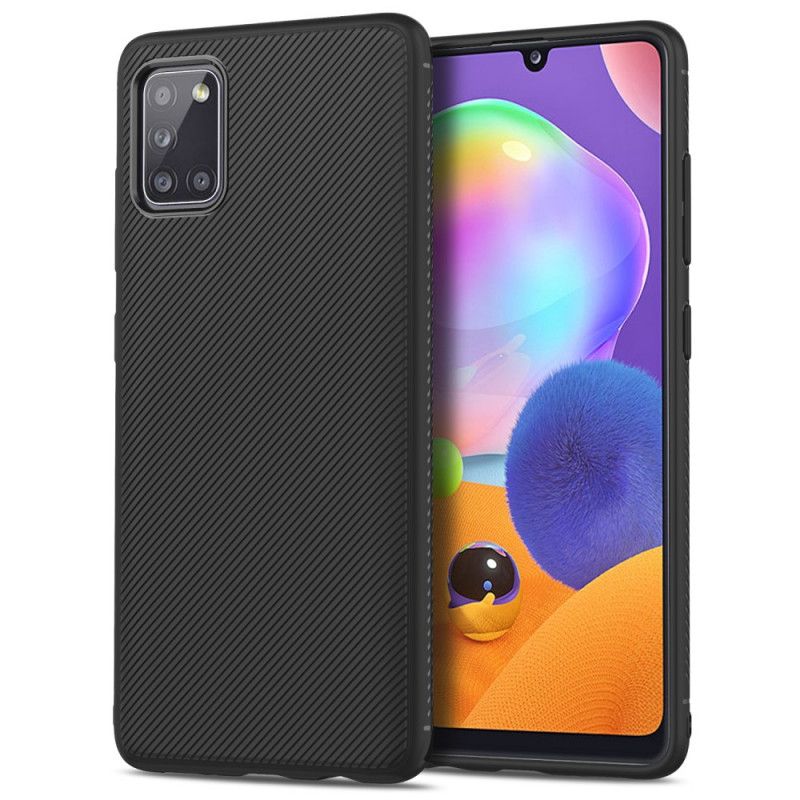 Case Hoesje Samsung Galaxy A31 Zwart Telefoonhoesje Keperstof Uit De Jazzserie