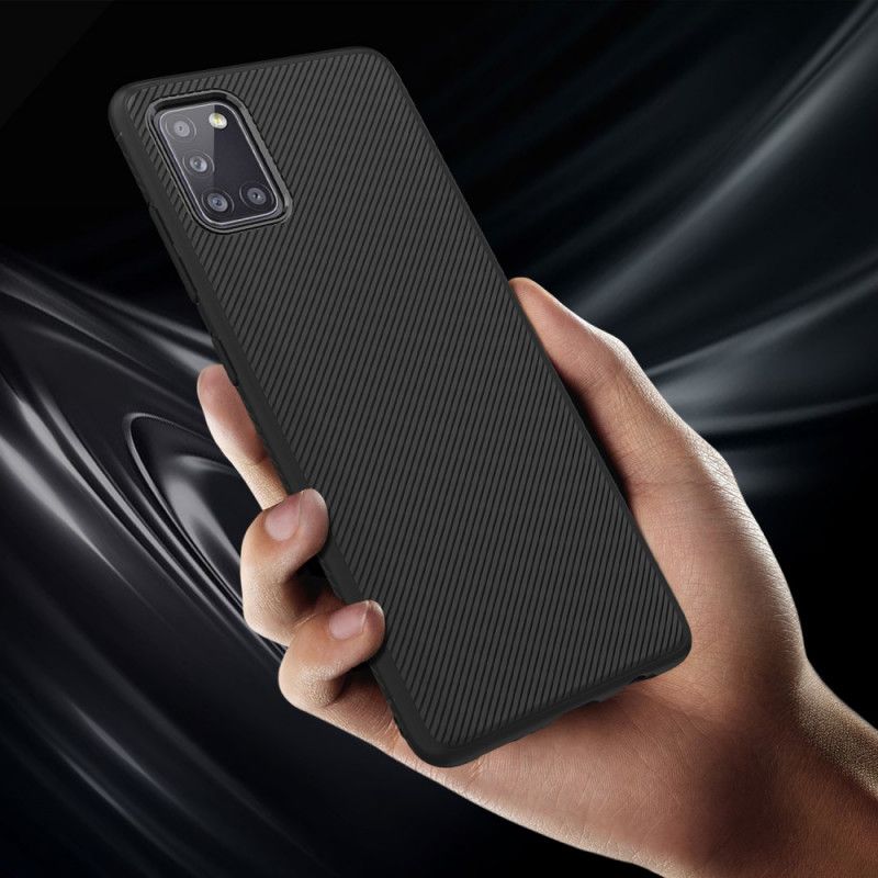 Case Hoesje Samsung Galaxy A31 Zwart Telefoonhoesje Keperstof Uit De Jazzserie