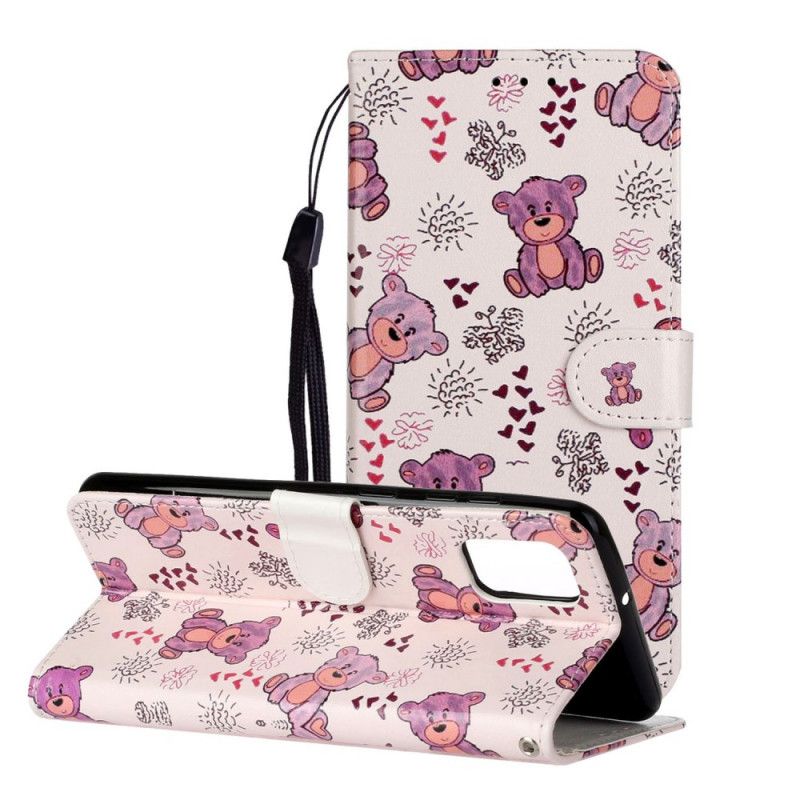 Cover Folio-hoesje Samsung Galaxy A31 Telefoonhoesje Alleen Beren