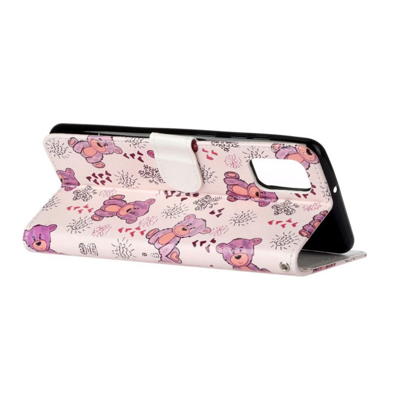 Cover Folio-hoesje Samsung Galaxy A31 Telefoonhoesje Alleen Beren
