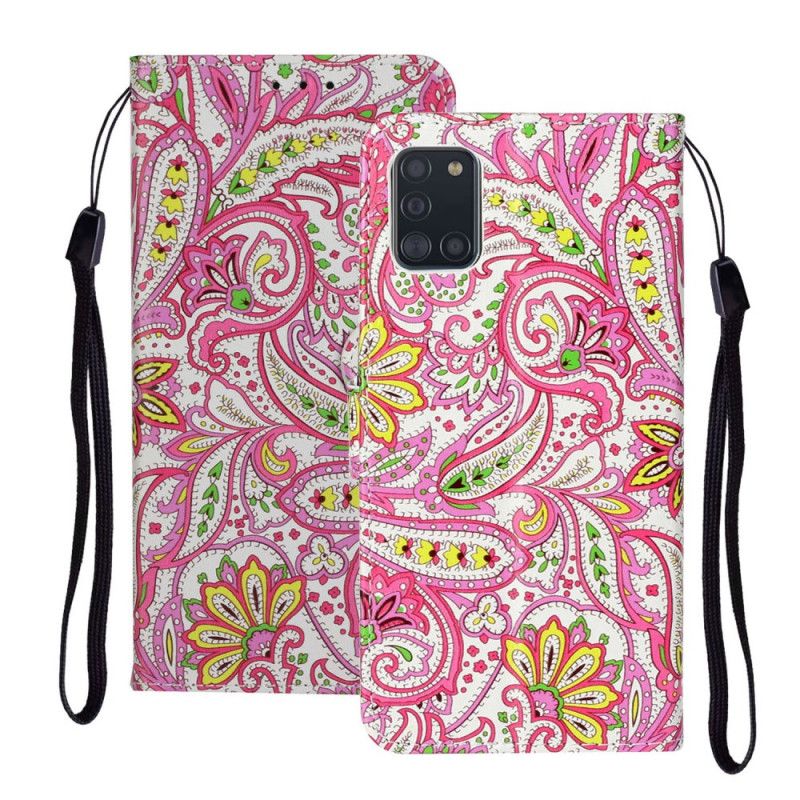 Cover Folio-hoesje Samsung Galaxy A31 Telefoonhoesje Bloemenpatronen