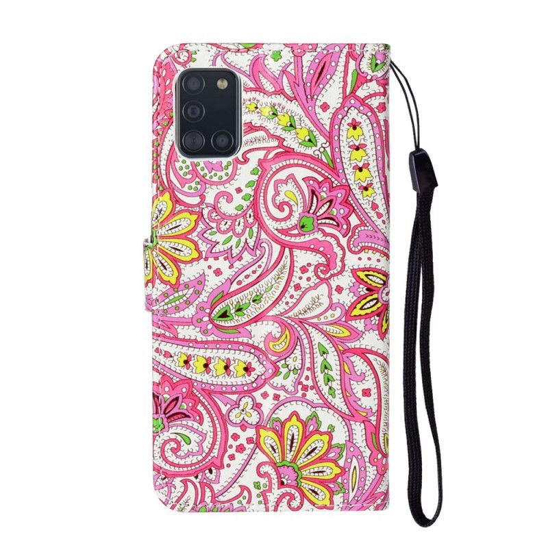 Cover Folio-hoesje Samsung Galaxy A31 Telefoonhoesje Bloemenpatronen