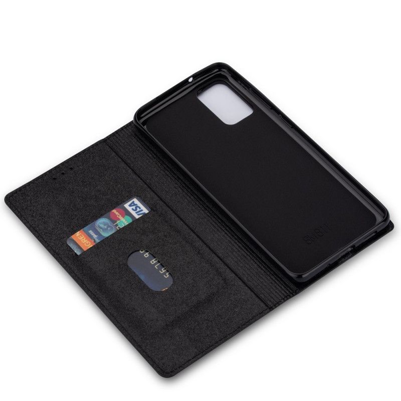 Folio-hoesje Samsung Galaxy A31 Grijs Zwart Telefoonhoesje Glitterstijl