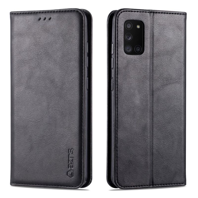 Folio-hoesje Samsung Galaxy A31 Rood Zwart Retro Azns