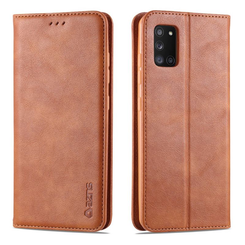 Folio-hoesje Samsung Galaxy A31 Rood Zwart Retro Azns