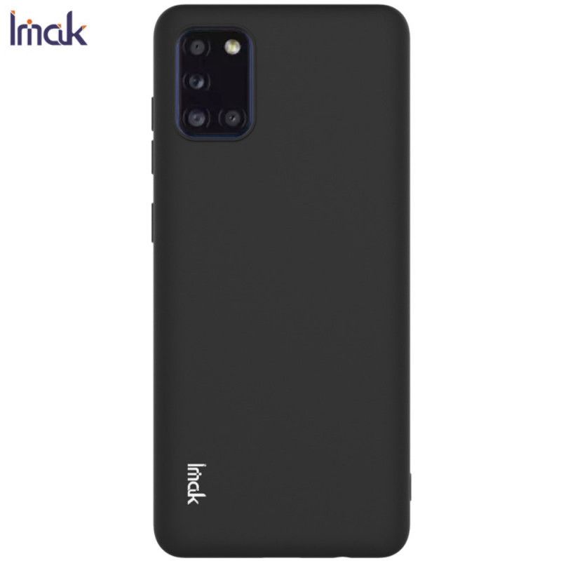 Hoesje Samsung Galaxy A31 Donkerblauw Zwart Uc-1 Serie Siliconen Mat Imak