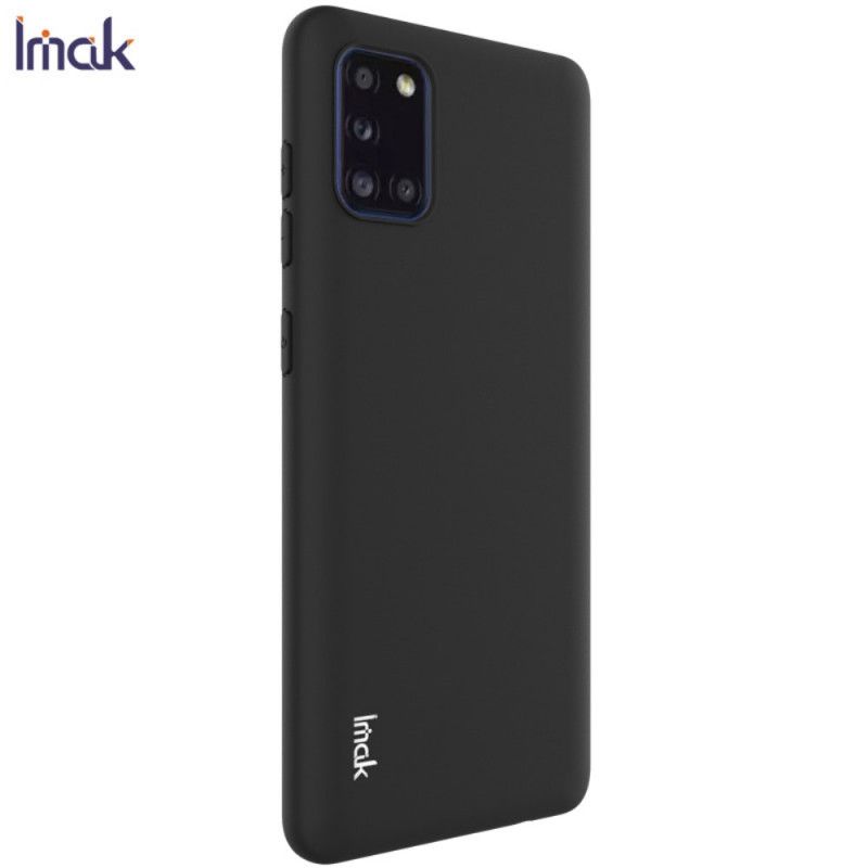 Hoesje Samsung Galaxy A31 Donkerblauw Zwart Uc-1 Serie Siliconen Mat Imak