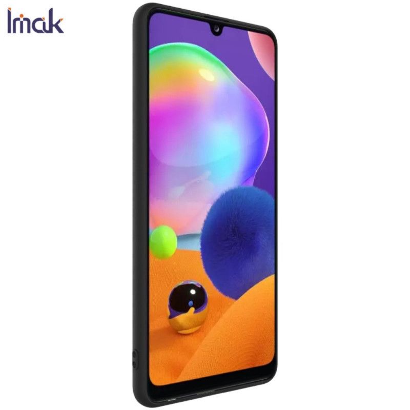 Hoesje Samsung Galaxy A31 Donkerblauw Zwart Uc-1 Serie Siliconen Mat Imak