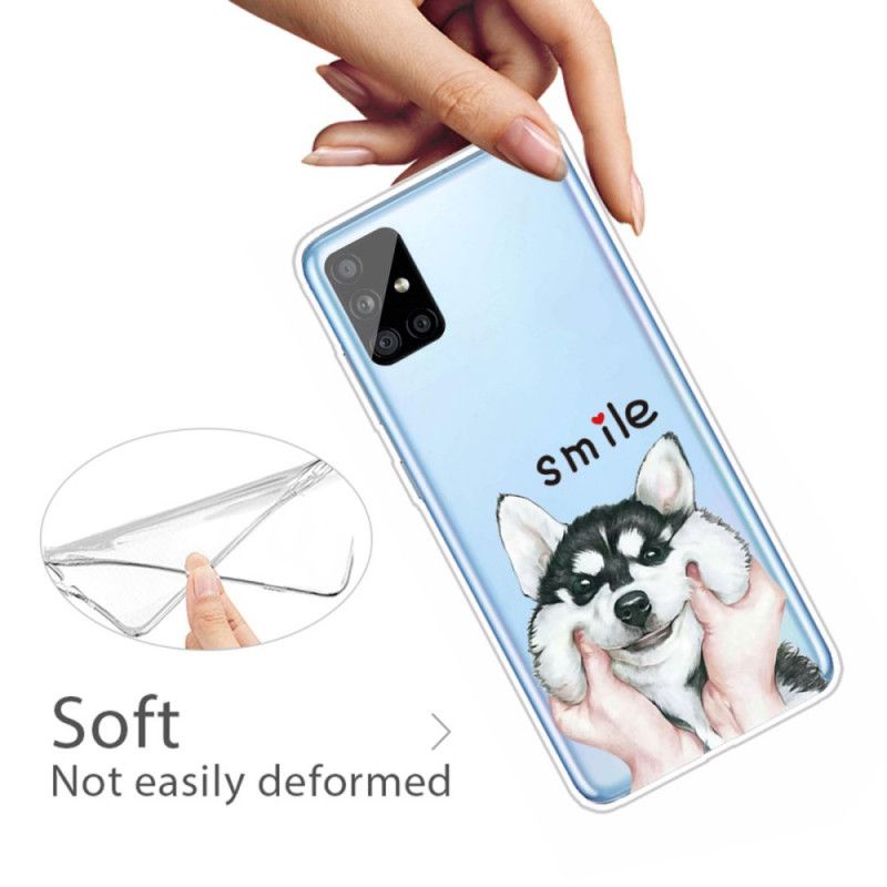 Hoesje Samsung Galaxy A31 Glimlach Hond