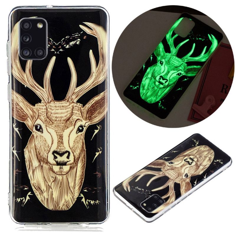 Hoesje Samsung Galaxy A31 Majestueus Fluorescerend Hert
