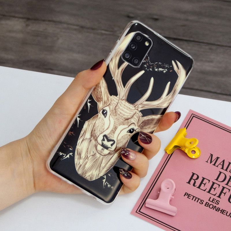 Hoesje Samsung Galaxy A31 Majestueus Fluorescerend Hert