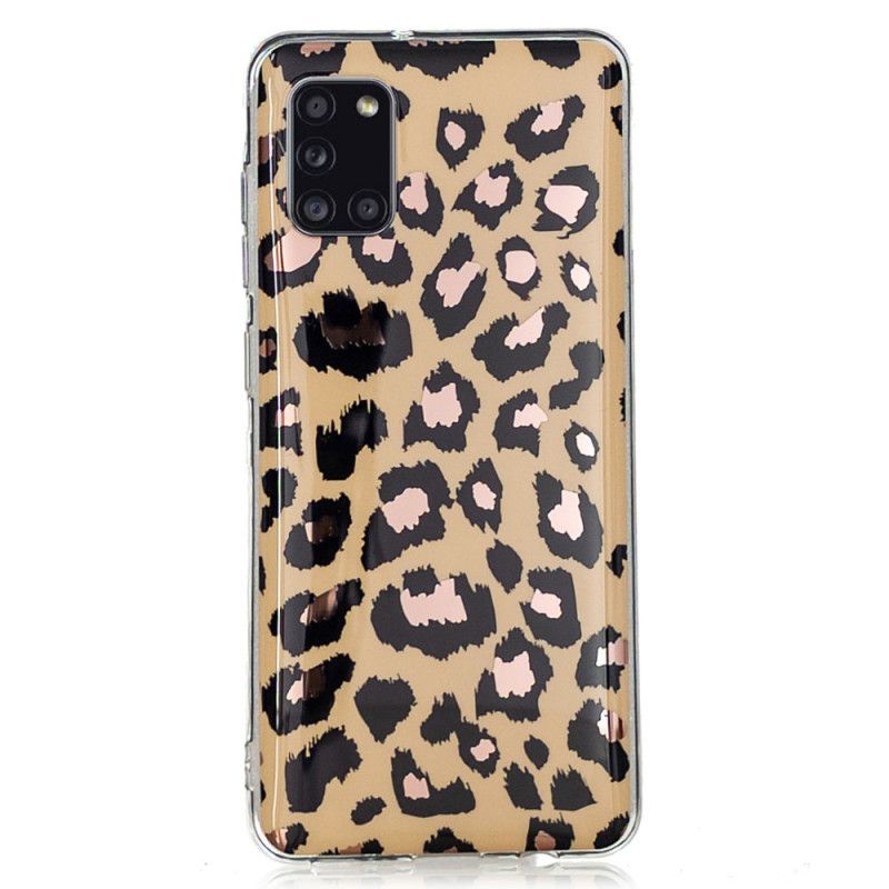 Hoesje Samsung Galaxy A31 Marmer In Luipaardstijl