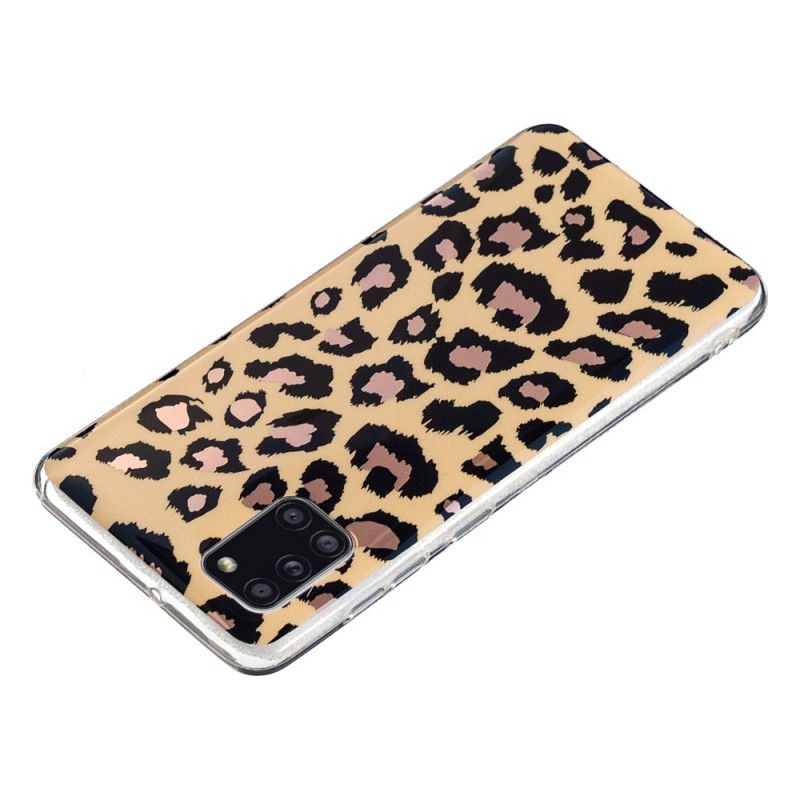Hoesje Samsung Galaxy A31 Marmer In Luipaardstijl