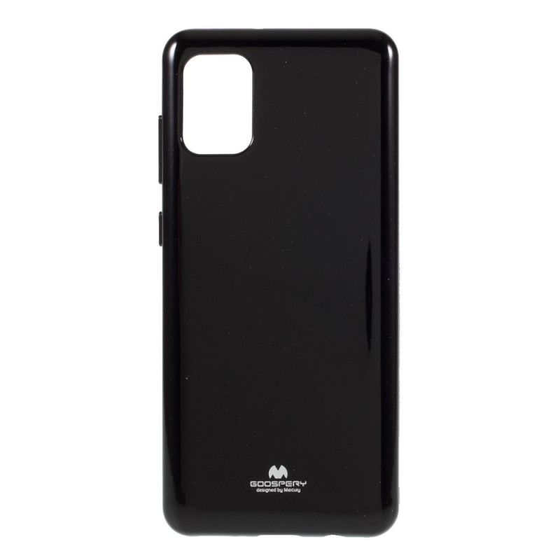 Hoesje Samsung Galaxy A31 Wit Zwart Goospery Glitter-Stijl