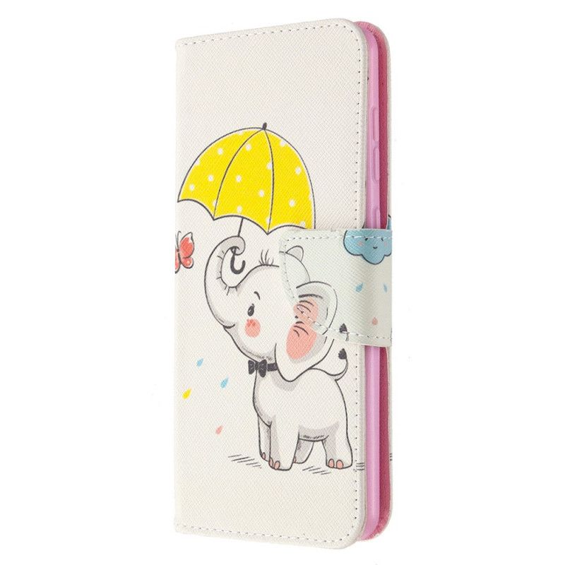 Leren Hoesje Samsung Galaxy A31 Babyolifant