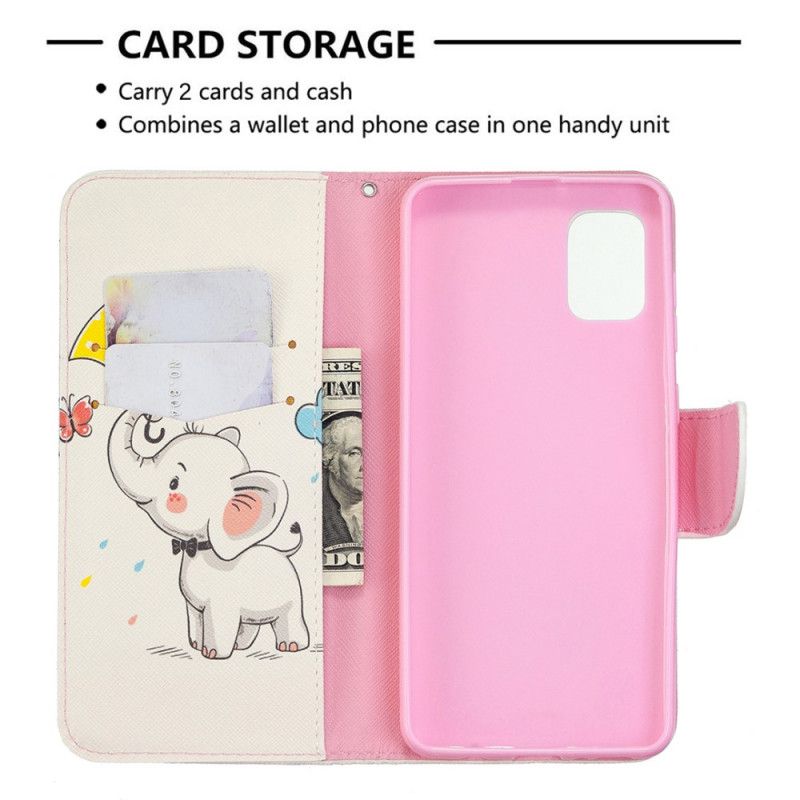Leren Hoesje Samsung Galaxy A31 Babyolifant