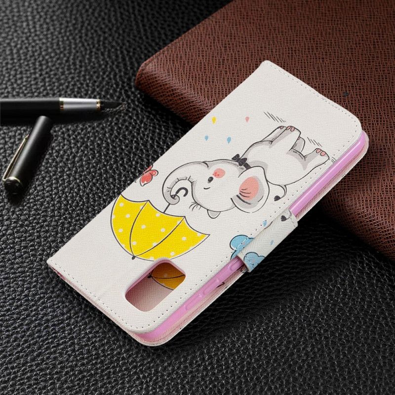 Leren Hoesje Samsung Galaxy A31 Babyolifant