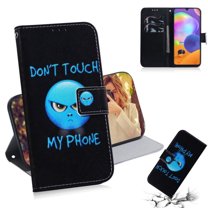 Leren Hoesje Samsung Galaxy A31 Emoji-Telefoon
