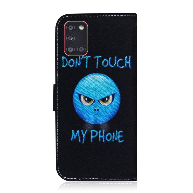 Leren Hoesje Samsung Galaxy A31 Emoji-Telefoon