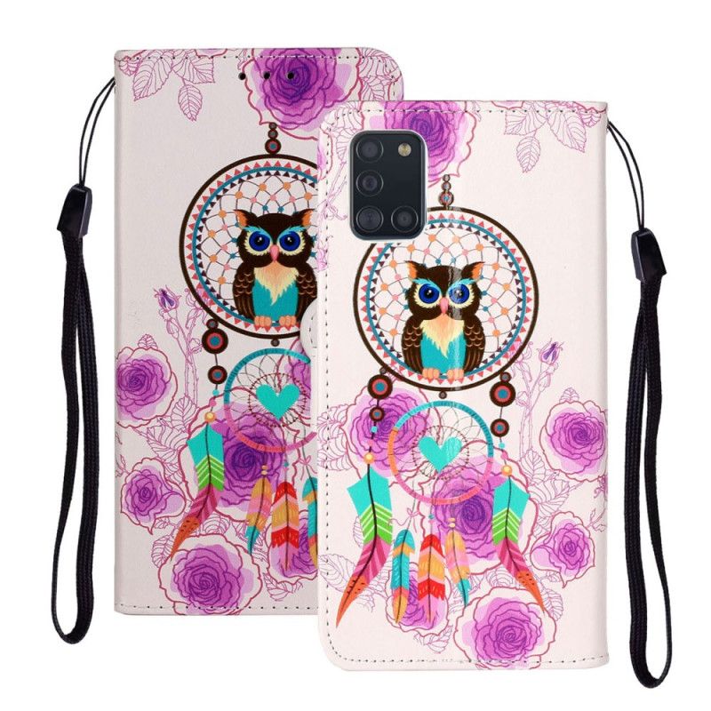 Leren Hoesje Samsung Galaxy A31 Koningsuil