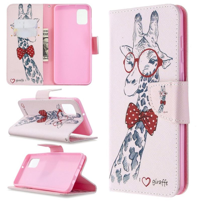 Leren Hoesje Samsung Galaxy A31 Telefoonhoesje Nerdgiraf