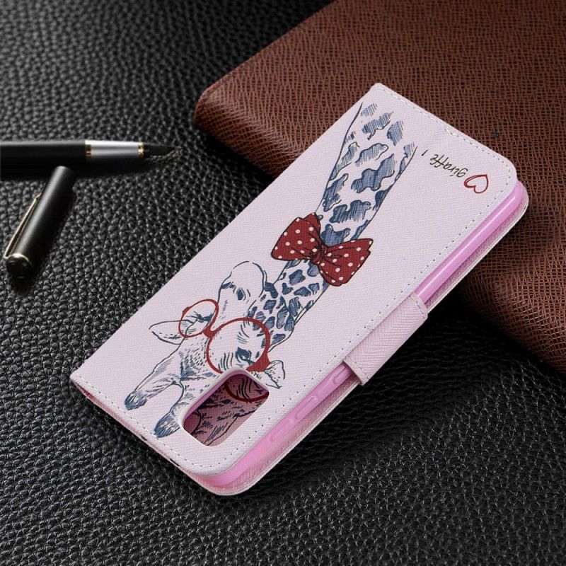 Leren Hoesje Samsung Galaxy A31 Telefoonhoesje Nerdgiraf