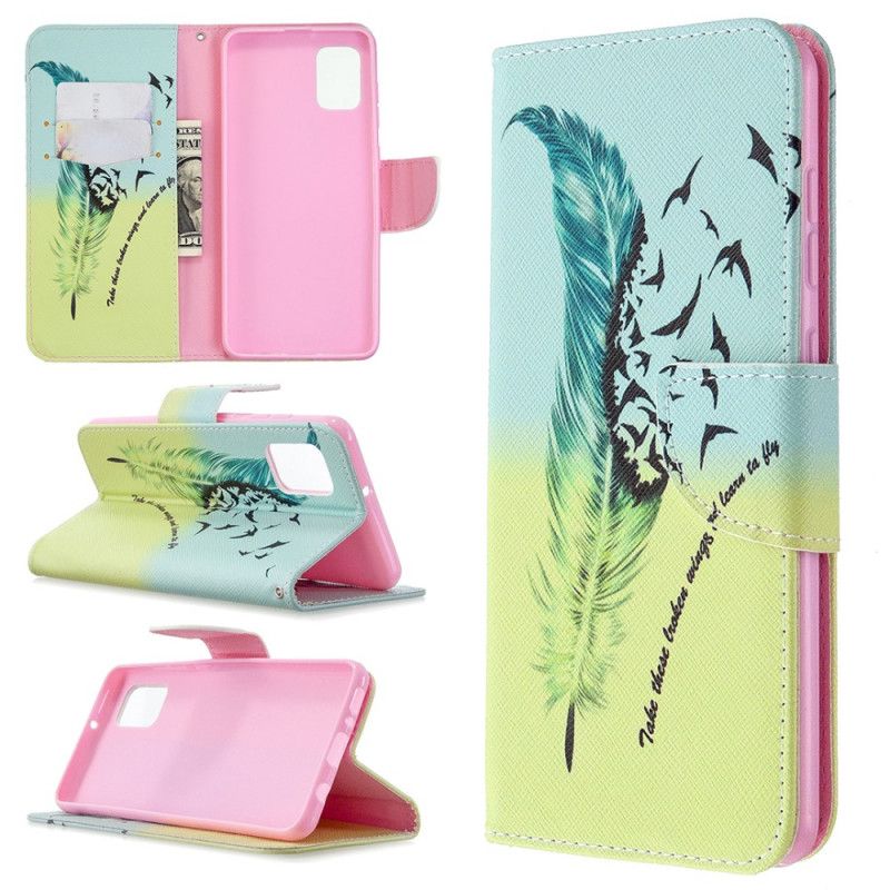 Leren Hoesje Samsung Galaxy A31 Leren Vliegen