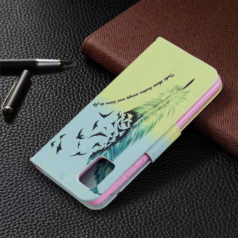 Leren Hoesje Samsung Galaxy A31 Leren Vliegen