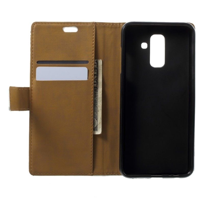 Bescherming Hoesje Samsung Galaxy A6 Telefoonhoesje Woeste Tijger