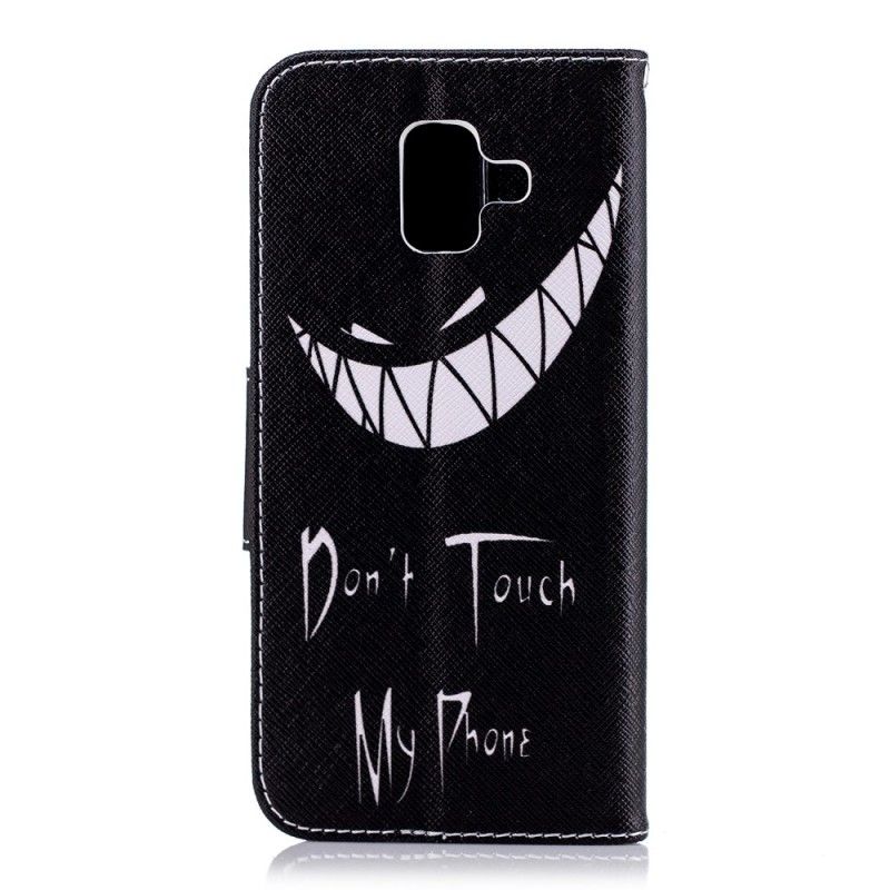 Cover Folio-hoesje Samsung Galaxy A6 Telefoonhoesje Duivelse Telefoon