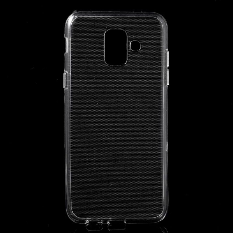 Cover Hoesje Samsung Galaxy A6 Telefoonhoesje Transparant