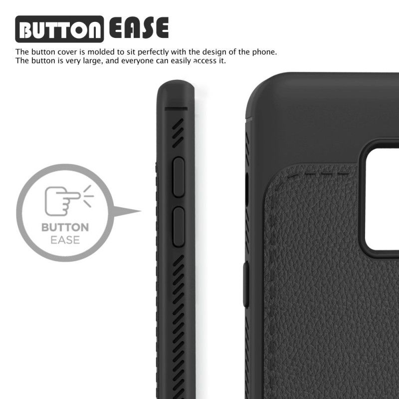 Hoesje Samsung Galaxy A6 Rood Premium Leereffect
