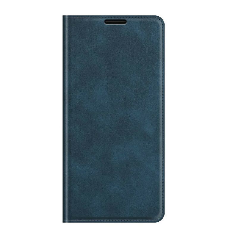 Bescherming Hoesje voor Oppo Find X3 Pro Folio-hoesje Zacht Leereffect