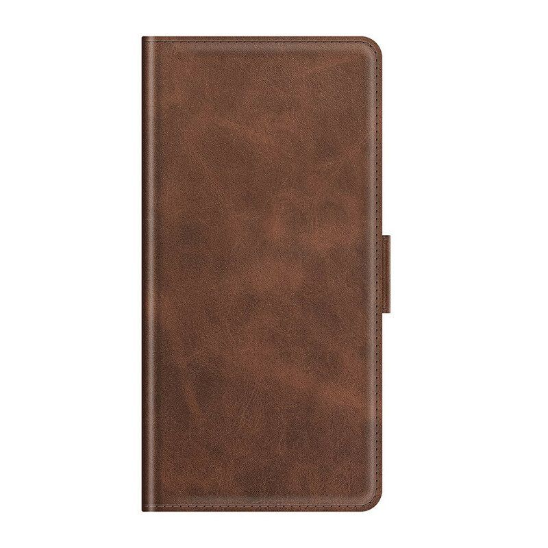 Folio-hoesje voor Oppo Find X3 Pro Flip Case Klassieke Dubbele Klep