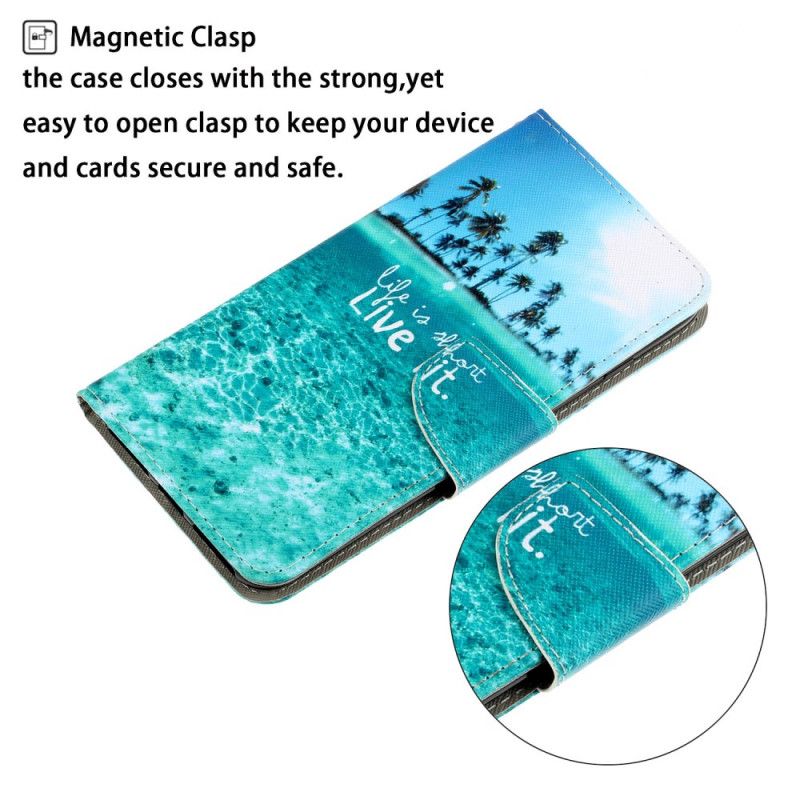 Bescherming Hoesje Huawei P Smart 2021 Telefoonhoesje Leef Het Met String
