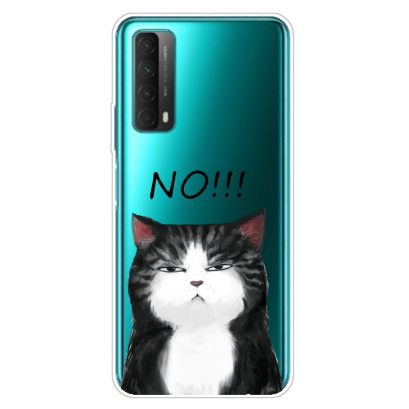 Case Hoesje Huawei P Smart 2021 Telefoonhoesje De Kat Die Nee Zegt