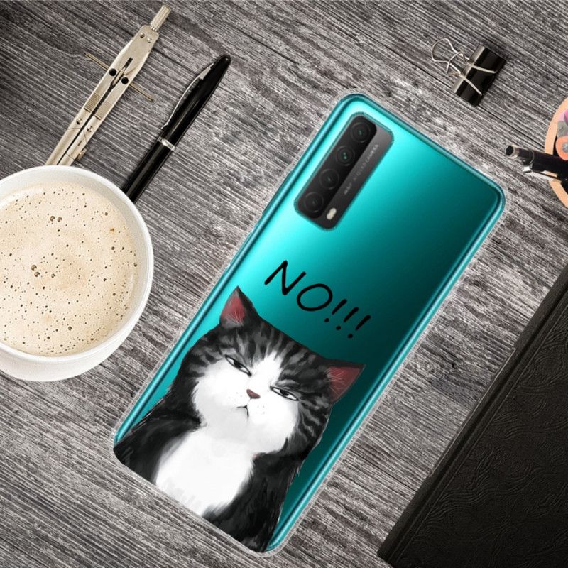 Case Hoesje Huawei P Smart 2021 Telefoonhoesje De Kat Die Nee Zegt