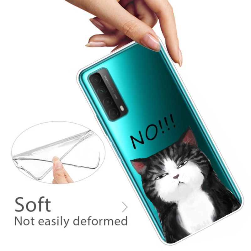 Case Hoesje Huawei P Smart 2021 Telefoonhoesje De Kat Die Nee Zegt
