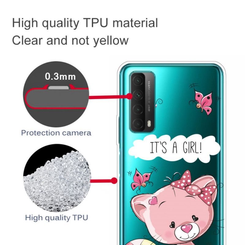 Cover Hoesje Huawei P Smart 2021 Telefoonhoesje Het Is Een Meisje