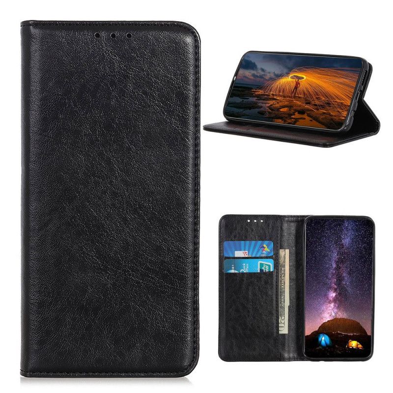 Folio-hoesje Huawei P Smart 2021 Rood Zwart Sobere Leerstijl