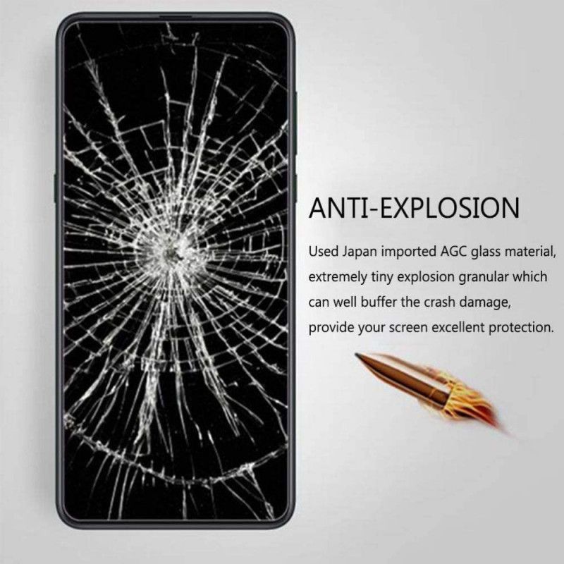 Hoesje Huawei P Smart 2021 Combinatie Van Schaal En Scherm Van Gehard Glas